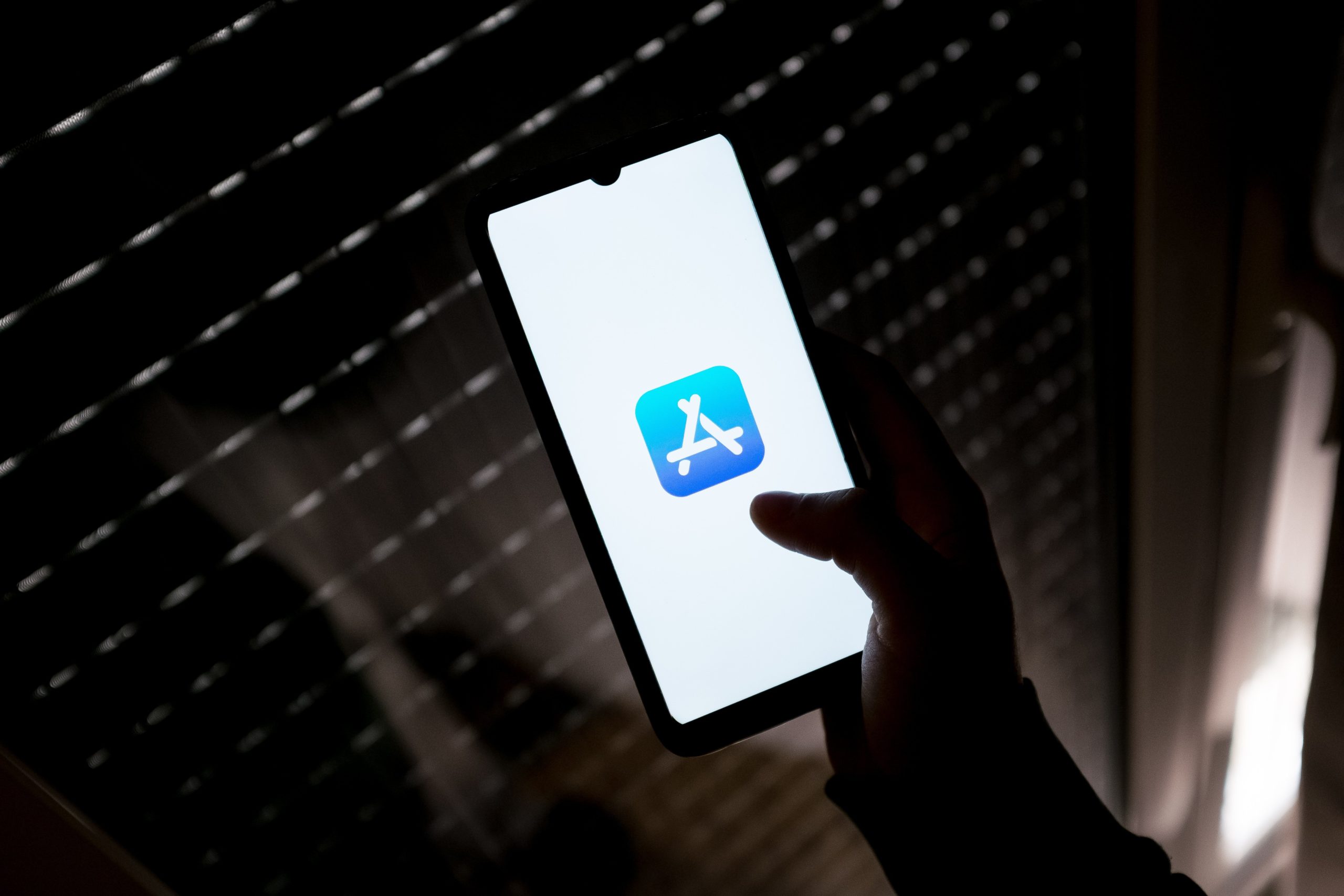 App Store logo on iPhone