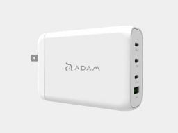 White charger with four ports
