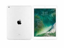 iPad from front and back view