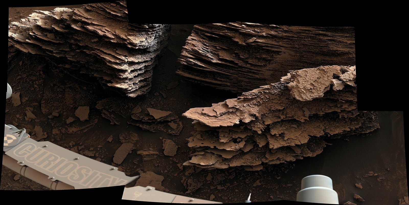 a rock on Mars