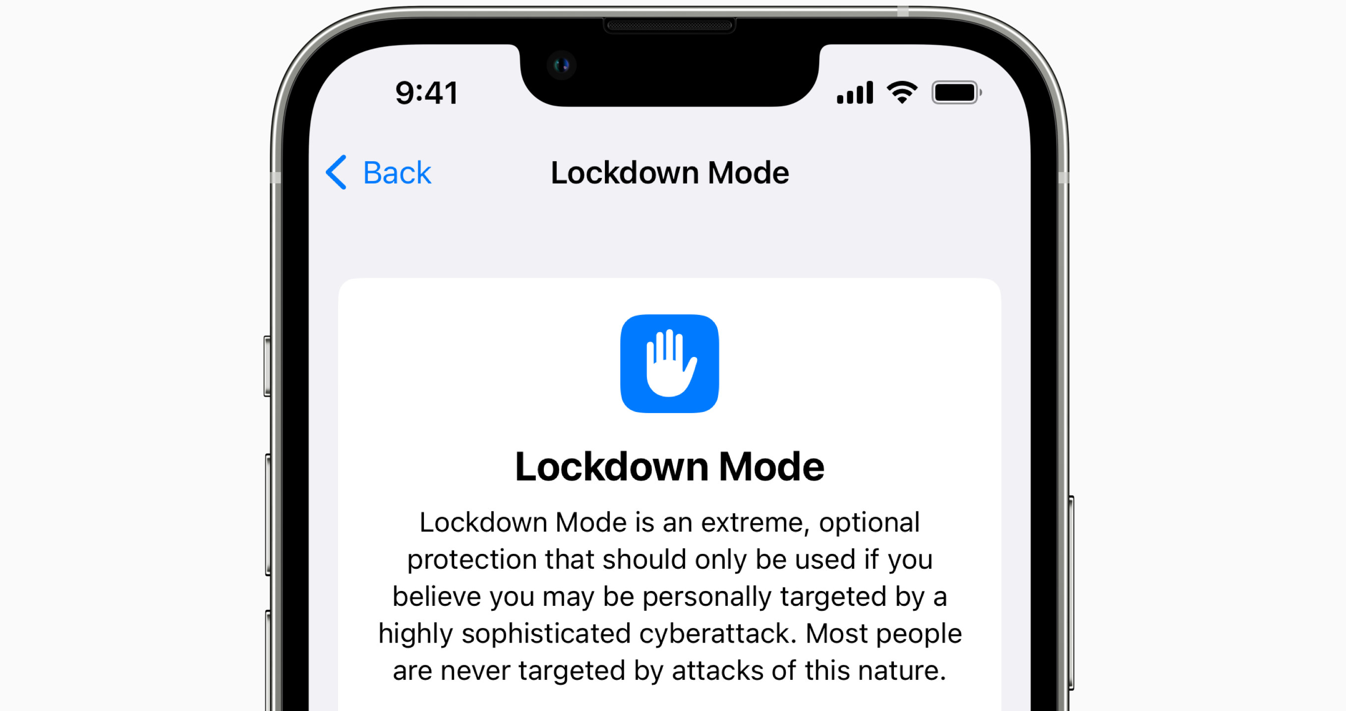 Apple lockdown mode explanation