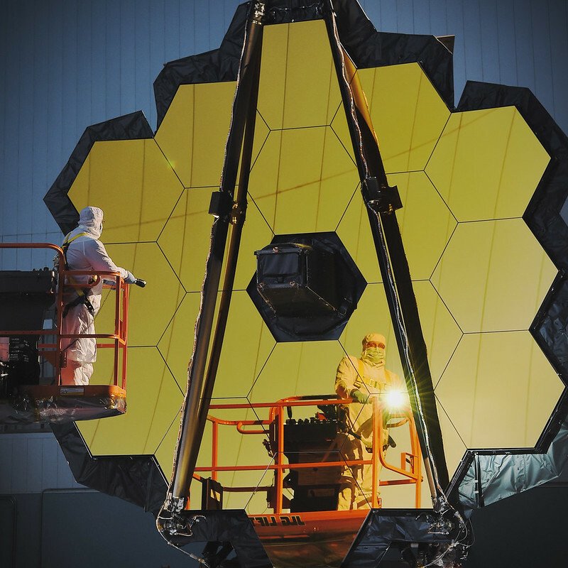 testing the James Webb Space Telescope's mirror