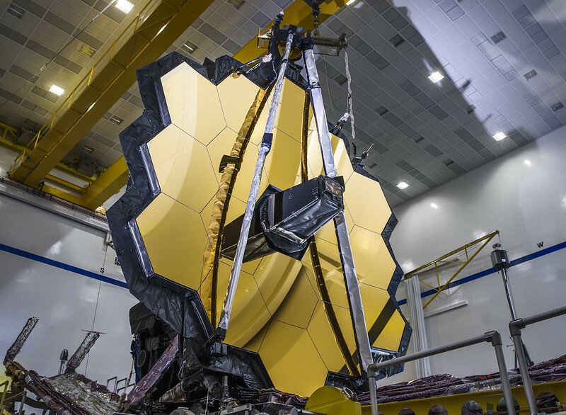 the James Webb Space Telescope's mirrors