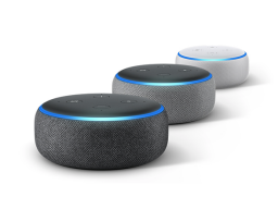 three echo dots