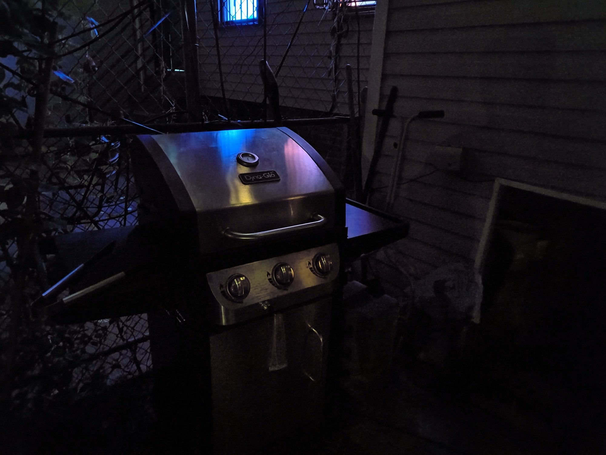 Grill at night