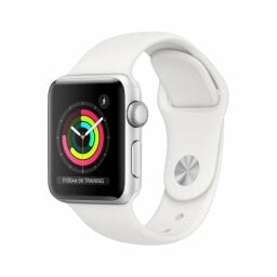 White apple watch