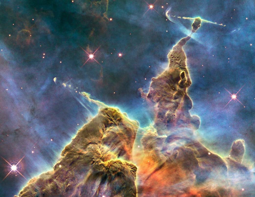 the Carina Nebula imaged in 2010