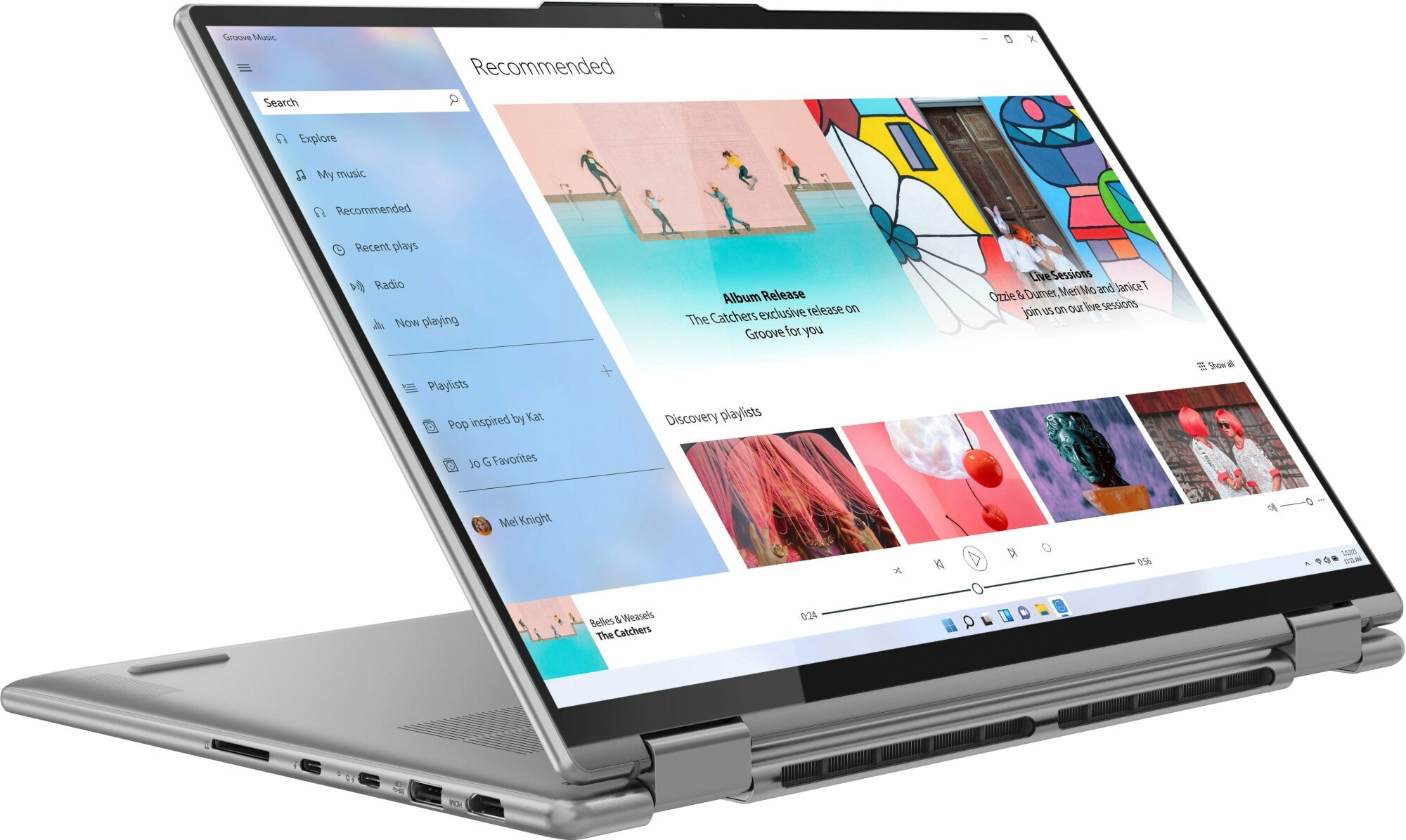 lenovo yoga 7i flipped around