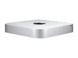 Refurbished Apple Mac Mini on a white background.