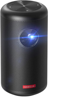 anker nebula capsule II portable projector in black