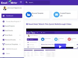 EmailWritr screenshot