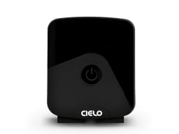 Cielo Breez Eco Smart A/C Controller in black on a white background.
