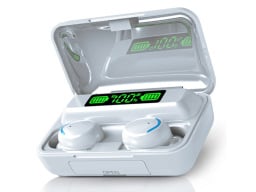 Flux 7 TWS Wireless Earbuds on a white background.