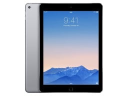 Refurbished Apple iPad Air 2 on a white background.