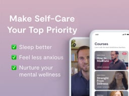 Mindfulness.com Plus Plan: Lifetime Subscription on a purple background.