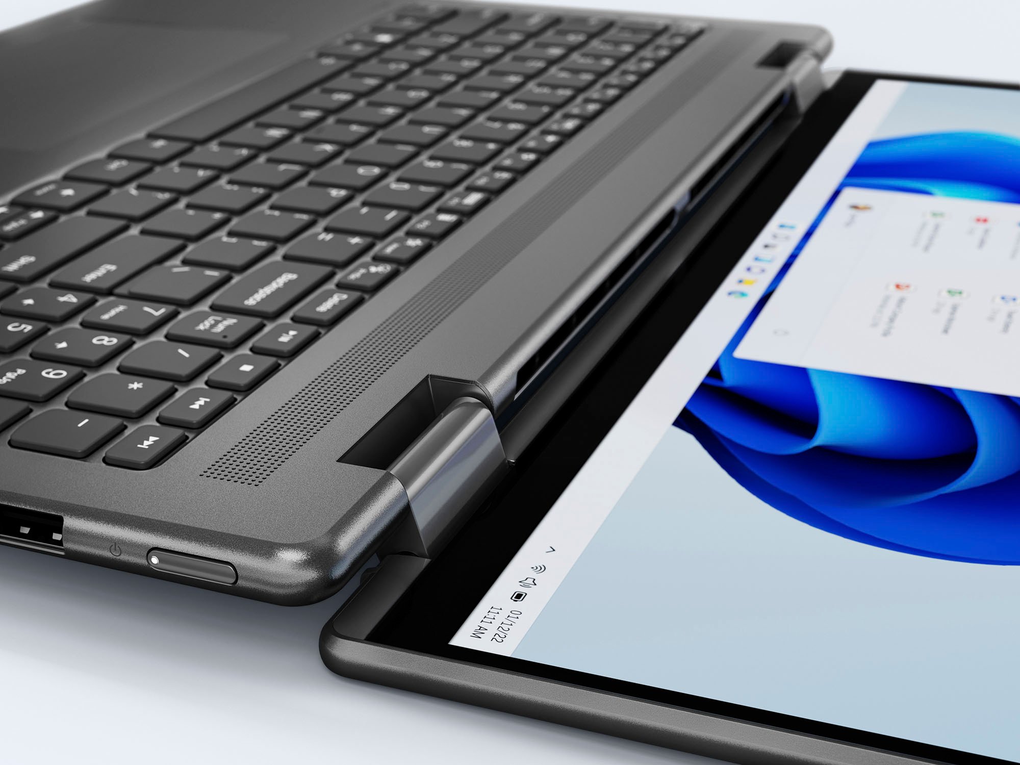 lenovo yoga 7i laying flat