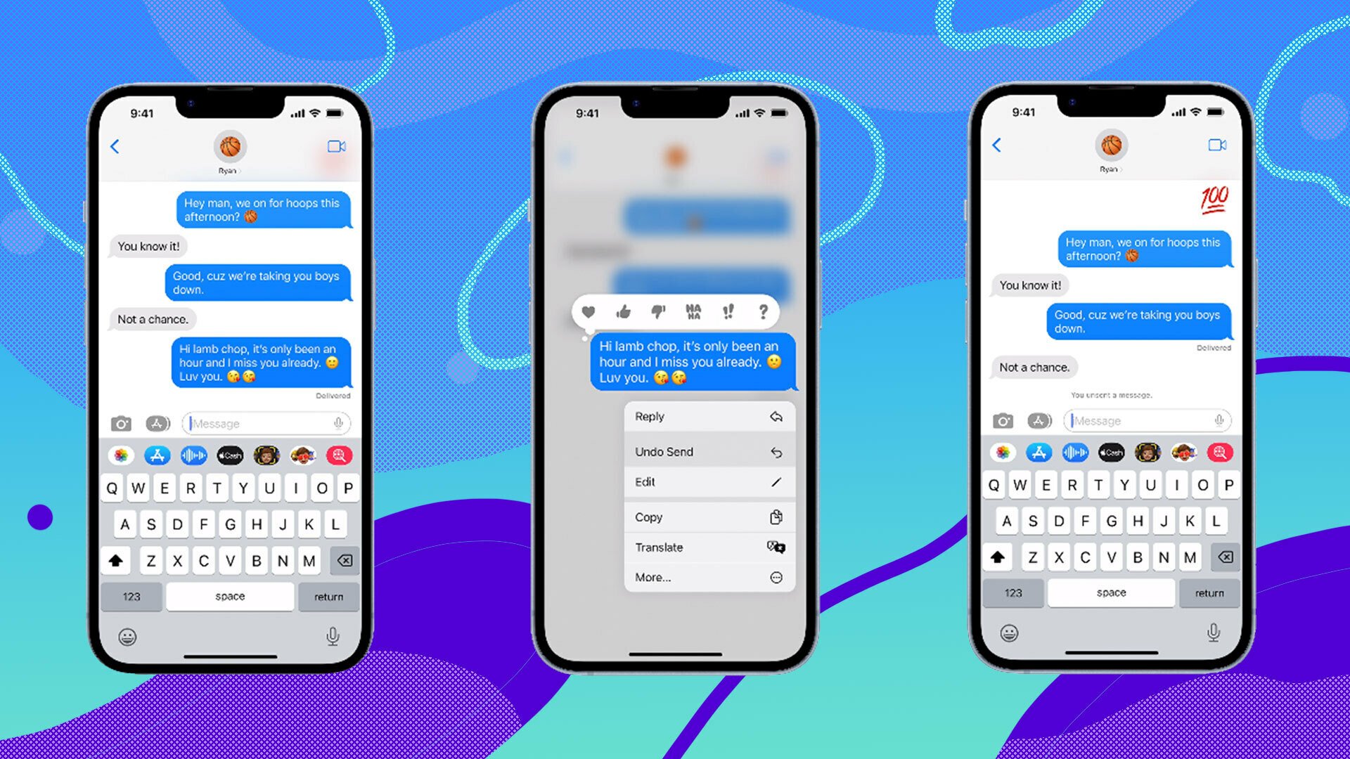 undo send and edit features in iOS 16