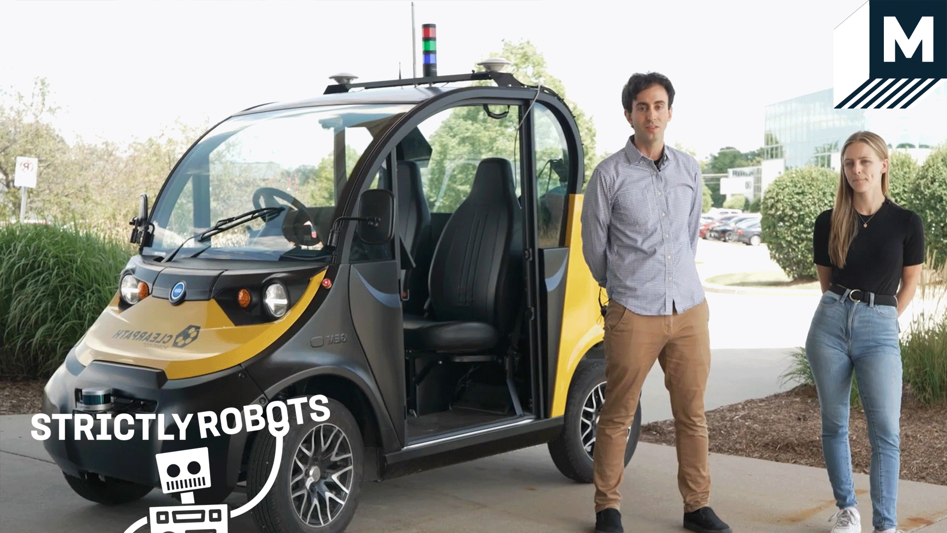 clearpath robotics fitted polaris gem ev.