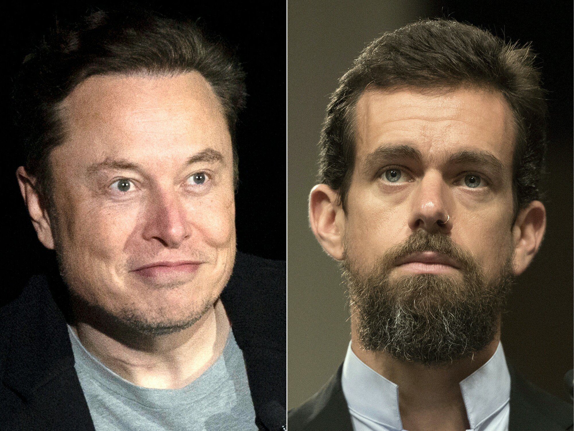 Elon Musk and Jack Dorsey