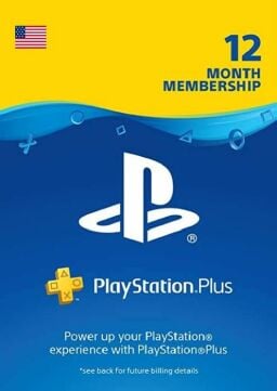 playstation plus 12 month code