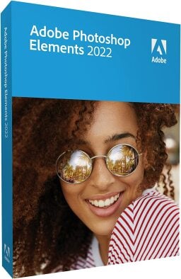 Adobe Photoshop Elements box with person on front