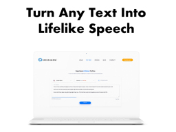 Speechnow™ True to Life AI Text to Speech: Lifetime Subscription graphic.