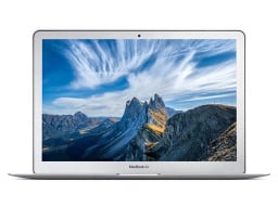 Refurbished 13.3-inch Apple MacBook Air on a white background.