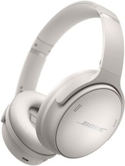 Bose QuietComfort 45 wireless noise-cancleing headphones in white