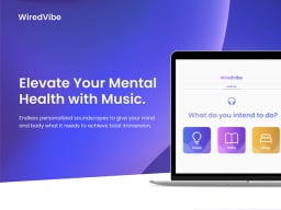 WiredVibe Personalized Music for Focus: Lifetime Subscription.