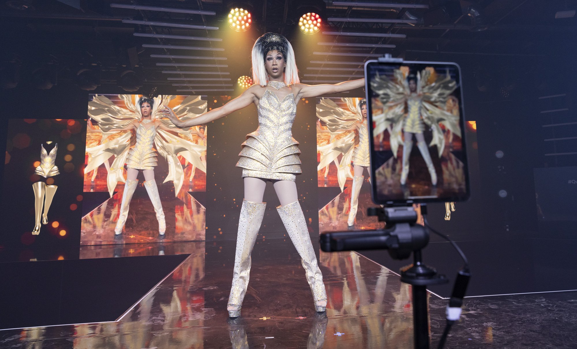 Tia Kofi in Mohammed's design.