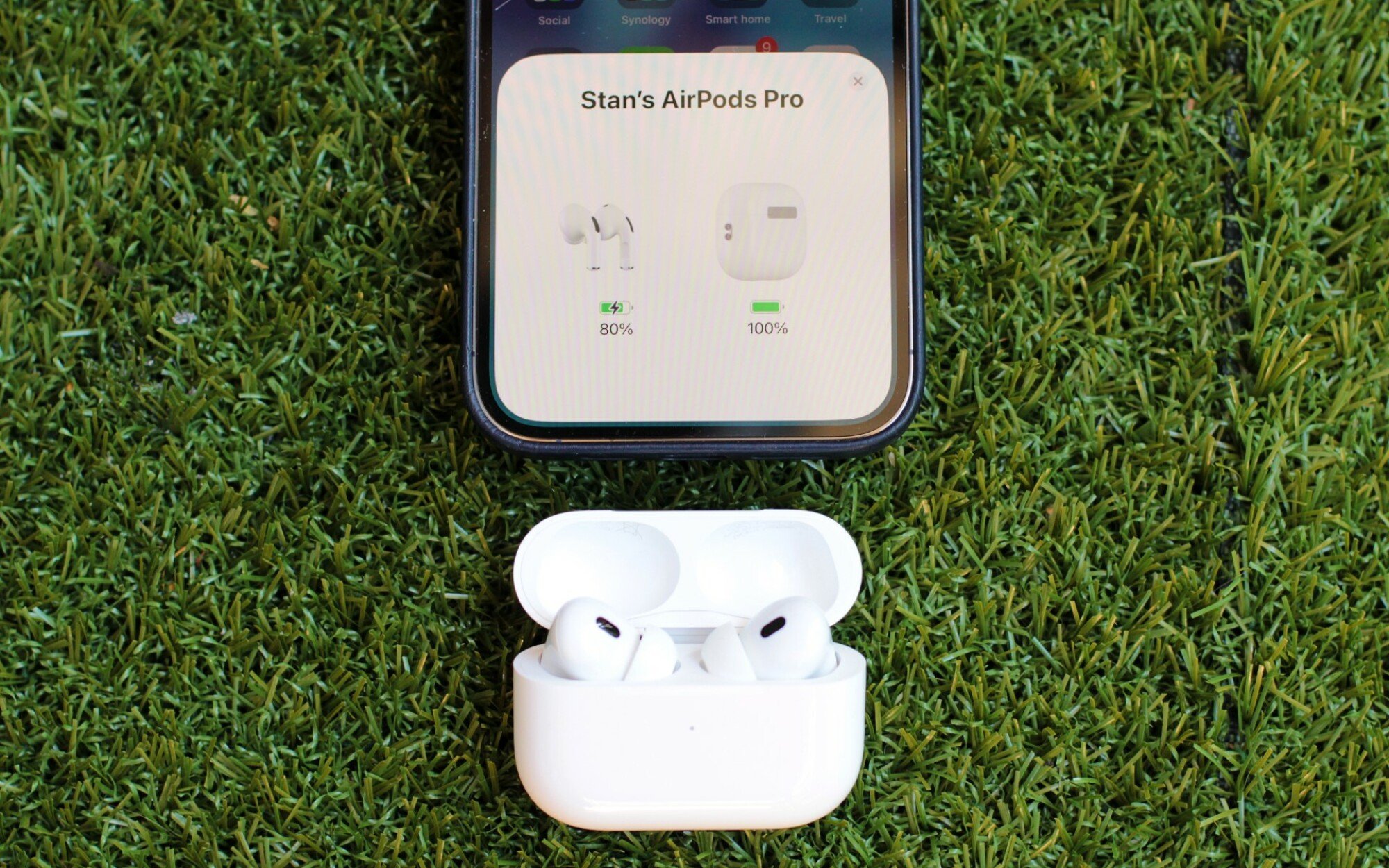 Apple AirPods Pro 2 and iPhone 