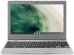 samsung chromebook 4 in gray with open display