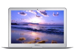 Apple MacBook Air 13.3" Core i5, 1.4GHz 4GB RAM 128GB SSD - Silver (Refurbished) on a white background.