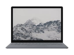 Microsoft Surface Laptop - Silver (Refurbished) on a white background.