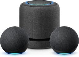 Echo studio plus two amazon echos