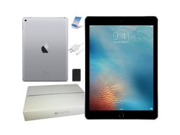 Apple iPad Pro 9.7" 128GB - Space Gray (Refurbished: Wi-Fi Only) on a white background.