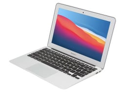 Apple MacBook Air 13.3" Core i5, 1.6GHz 4GB RAM 128GB SSD - Silver (Refurbished) on a white background.