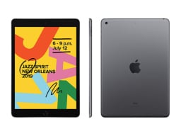 iPad 7 2.33GHz 32GB - Space Gray (Refurbished: WiFi Only) on a white background.