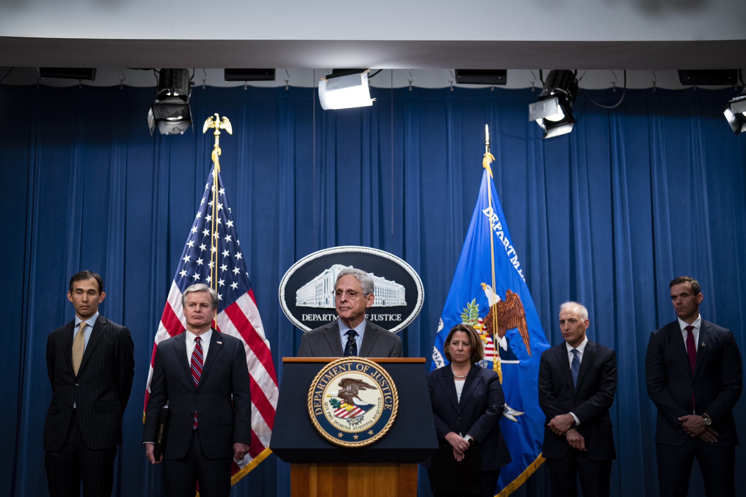 DOJ press conference