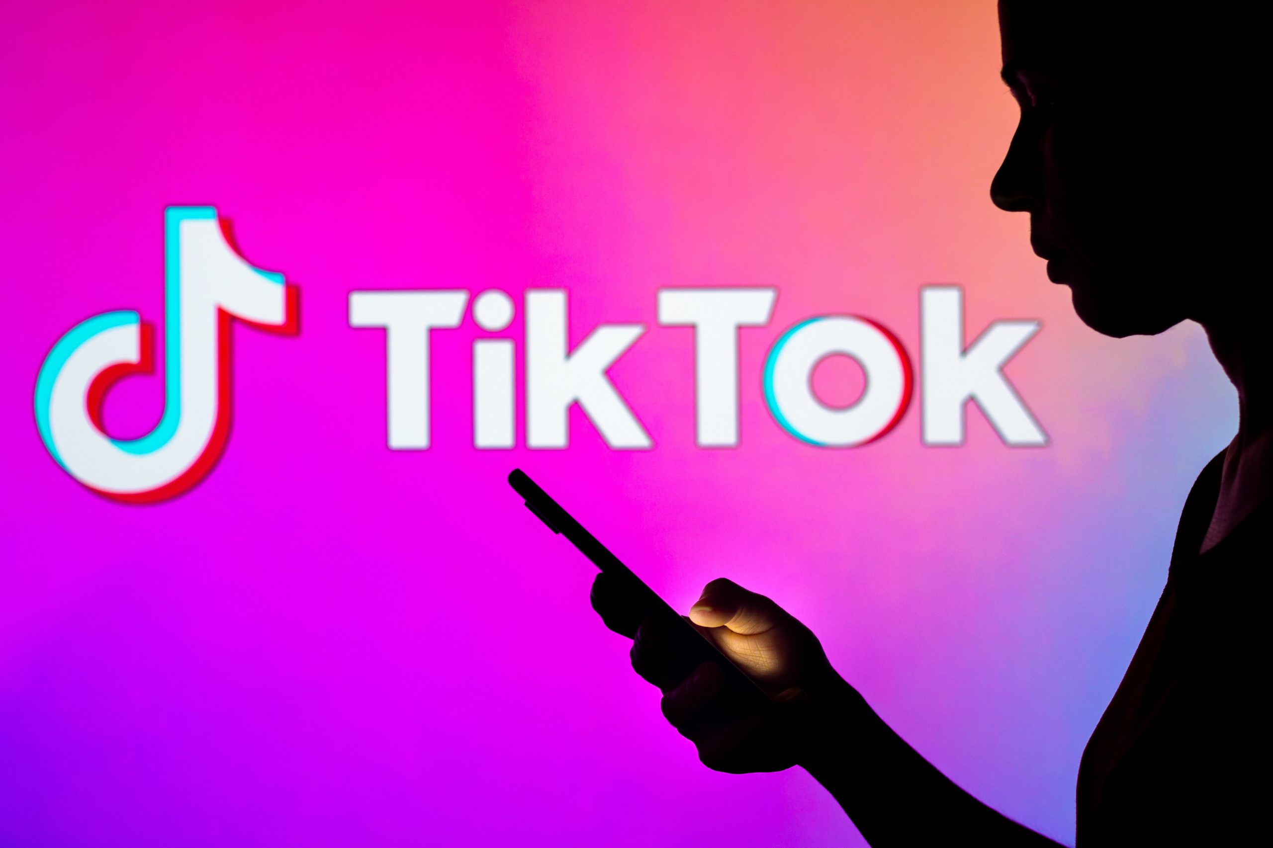 TikTok logo.