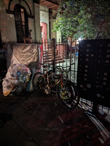 Bicycle with night sight