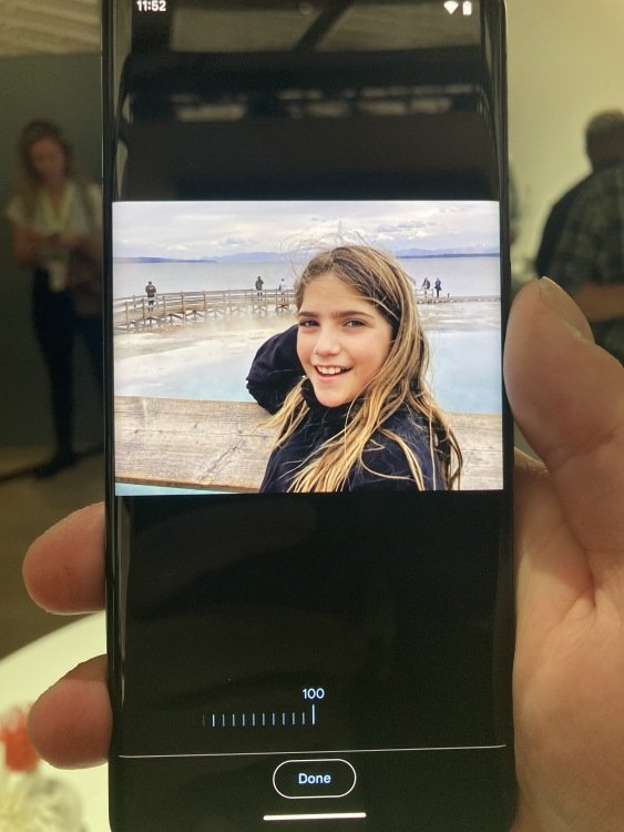 Unblurred photo on Pixel 7