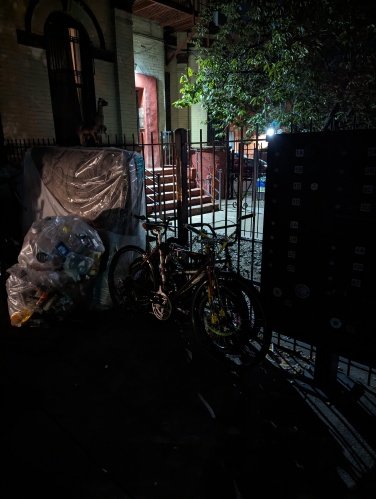 Bicycle without night sight