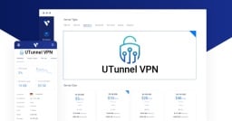 UTunnel’s Cloud VPN Solution graphic.