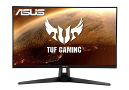 Asus gaming monitor with earth screensaver