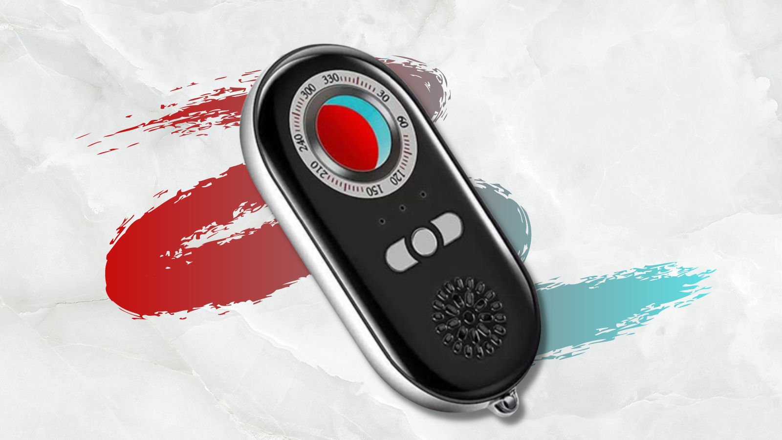 anti-spy camera finder with colorful background