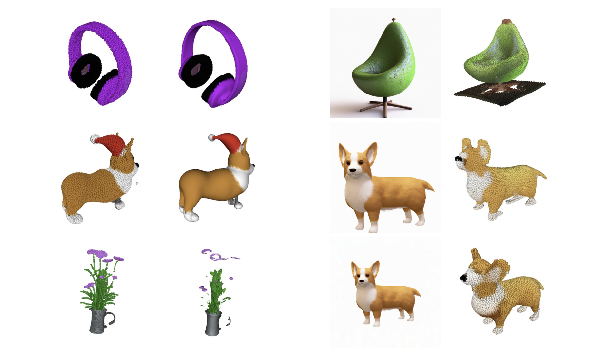 OpenAI Point-E 3D models