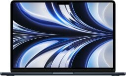 2022 Apple MacBook Air M2 laptop (8GB RAM, 256GB SSD) in midnight color