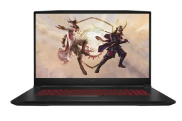 MSI Katana laptop against a white background