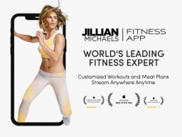 Jillian Michaels fitness app advert